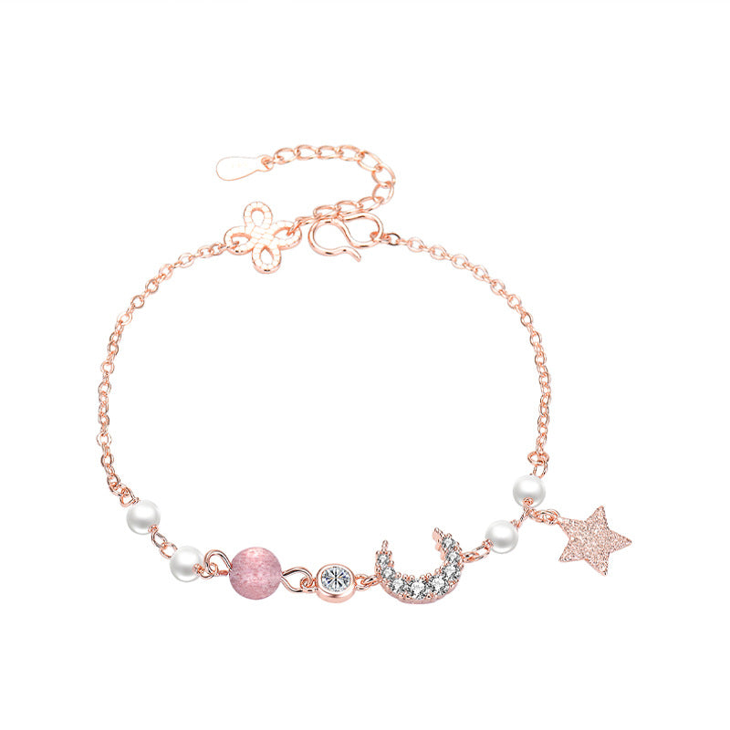 Jewelry Sier-plated Bell Love Star Flower Bracelets