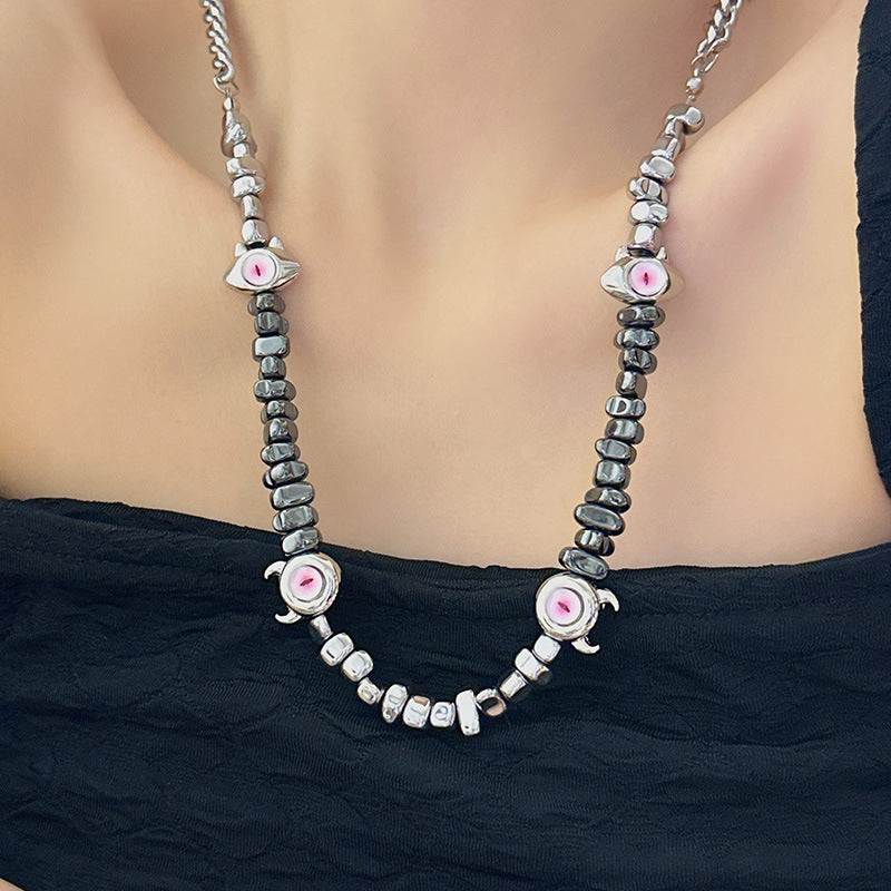 Sier Shiny Gem Fashion Female Clavicle Necklaces