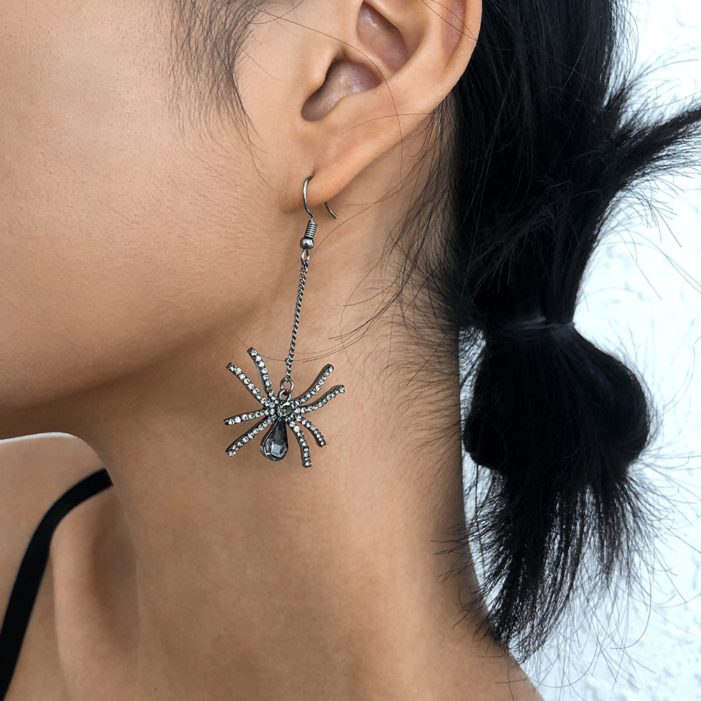 Halloween Exaggerated Dark Eccentric Personality Design Earrings