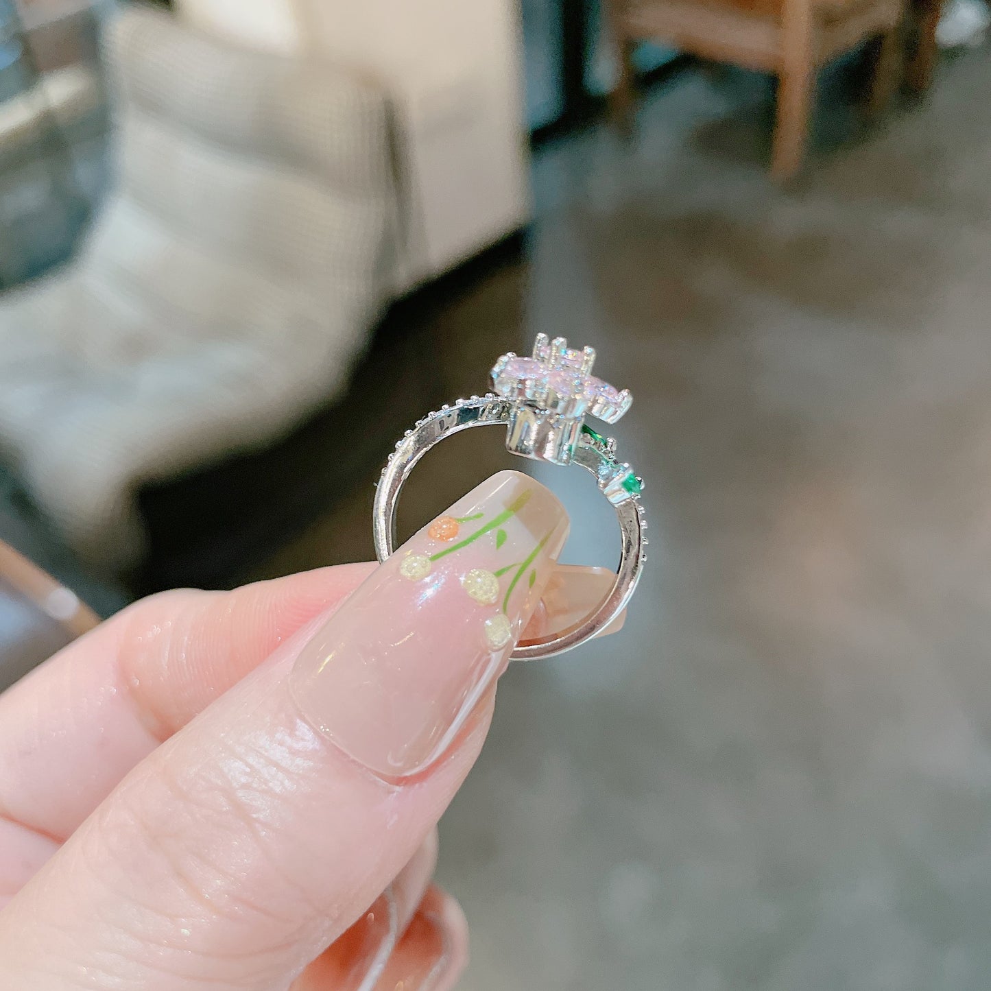 Niche Design Female Trendy Unique And Rings