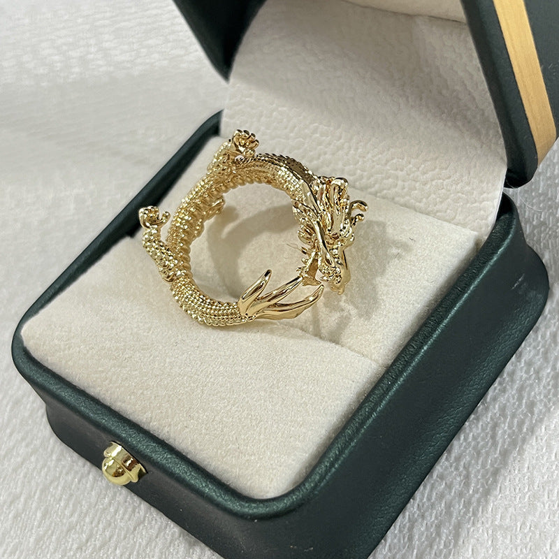 Persönlichkeit Goldener Drache Kreative Sternzeichen-Öffnungsringe