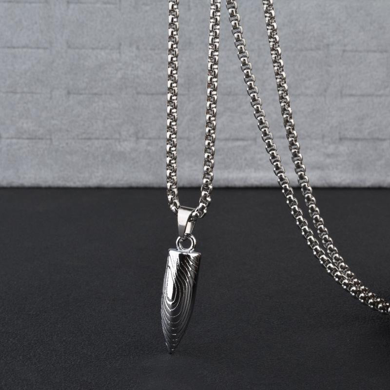 Colliers en acier pour hommes, pendentif dominateur rétro, personnalité de la mode, Hipster loup