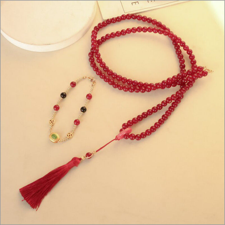 Style Chain Long Sweater Han Clothing Necklace