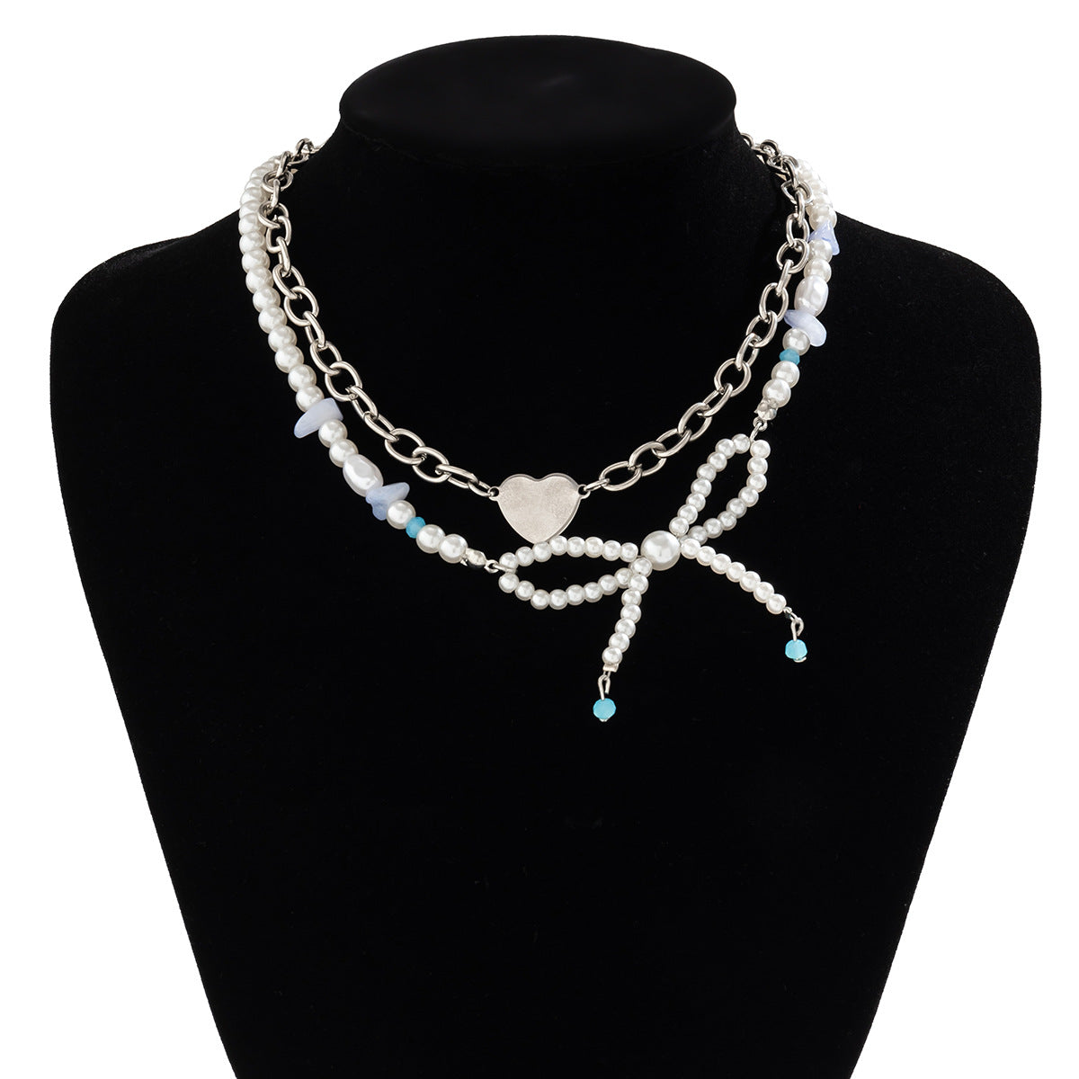 Bijoux Niche Imitation Perle Amour Doux Colliers