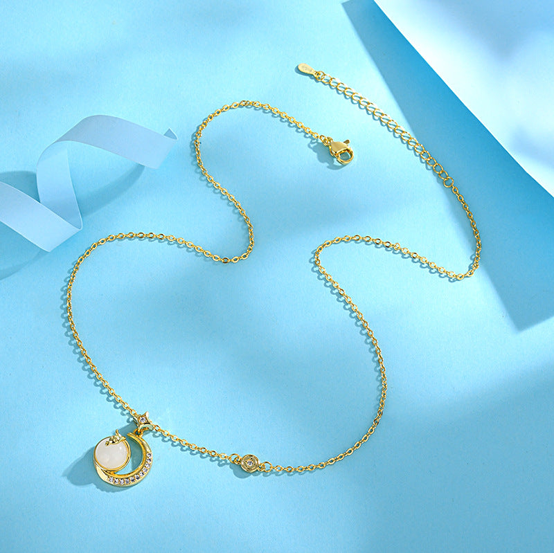 National Fashion Palace Style Real Gold Star Necklaces