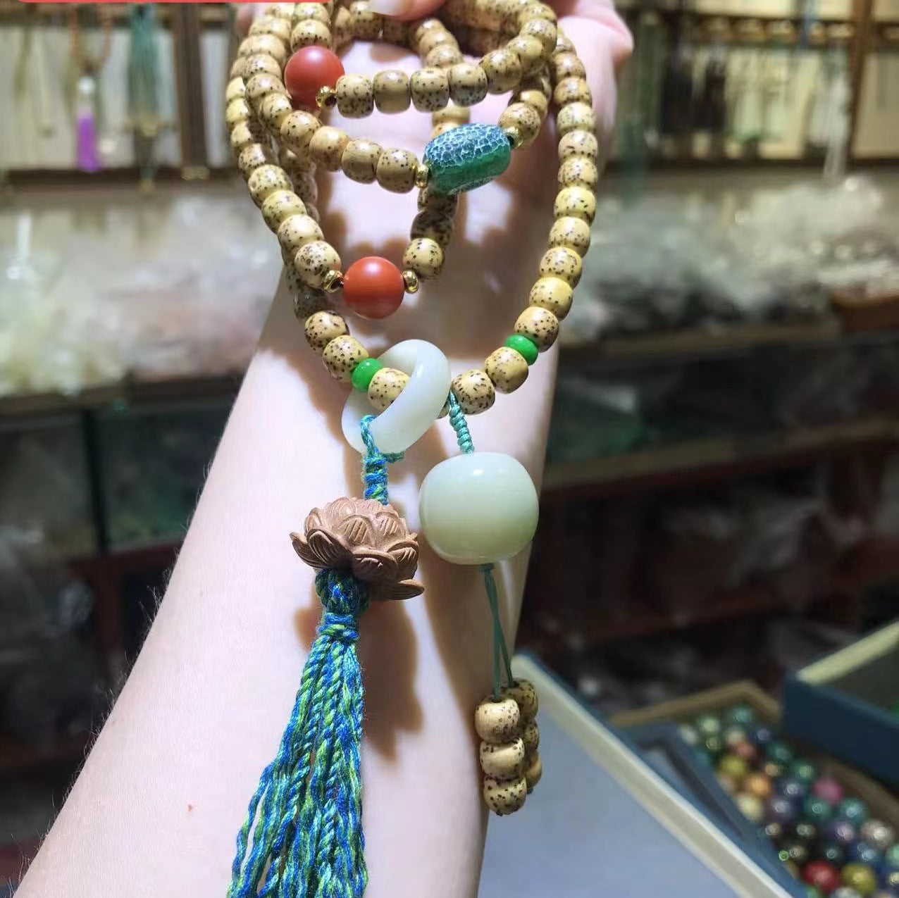 Gold Seed Bodhi Ethnic Style Cultural Artifact Bracelets