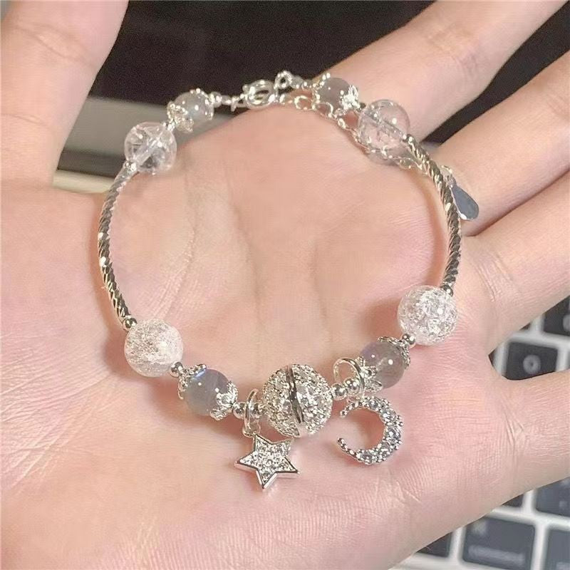 Women's Blessing Card Design Good-looking Girlfriends Antique Bracelets