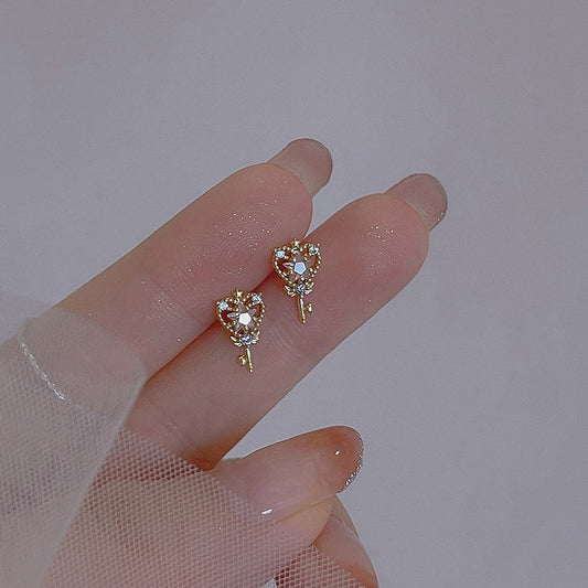 Women's Light Luxury Simple Inlaid Zircon Small Rings