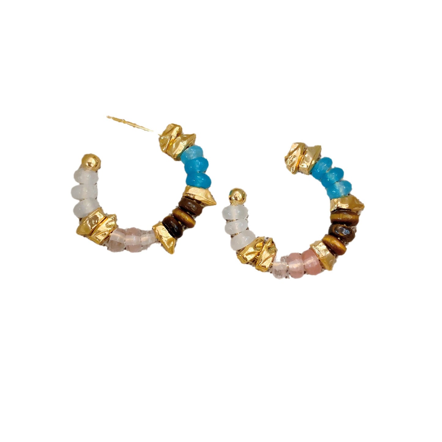 Advanced Design Sense Gold Plated Graceful And Earrings