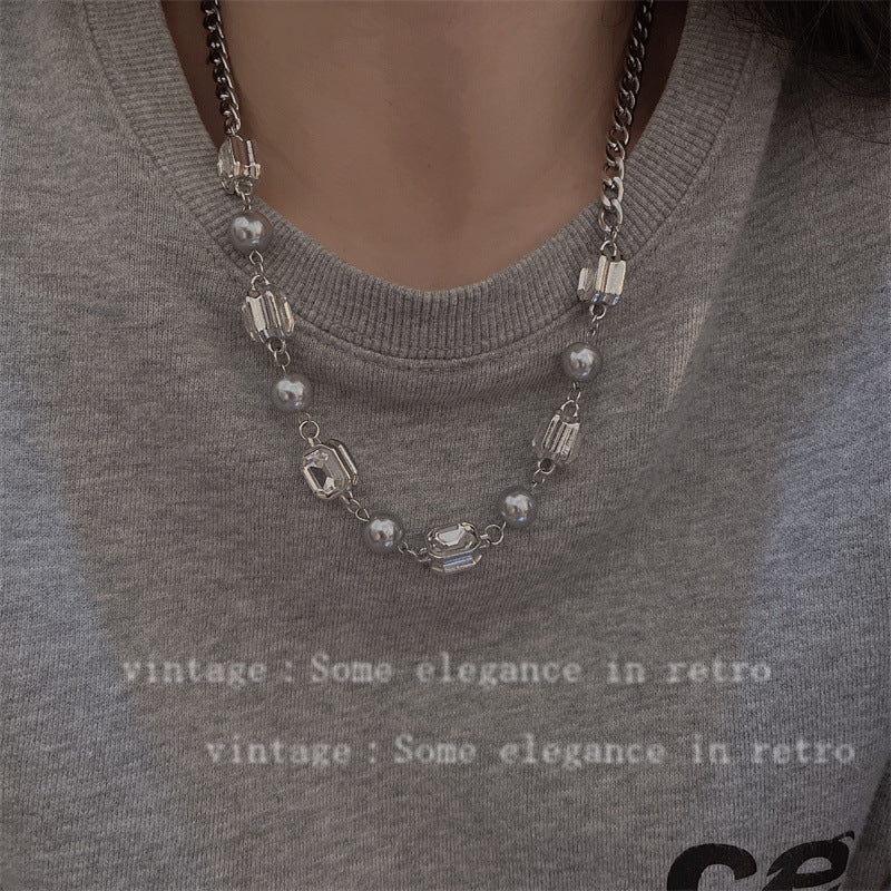 Titanium Steel Light Luxury Temperament Personality Niche Necklaces