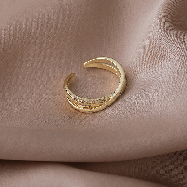 Index Micro Bagues Personnalisées Réglables De Mode Féminine