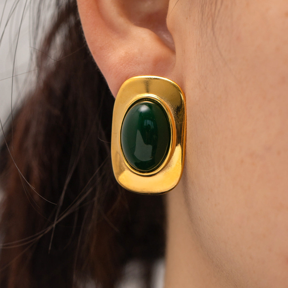 Schmuck Gold Retro Erschwingliche Luxus-Ohrringe von hoher Qualität