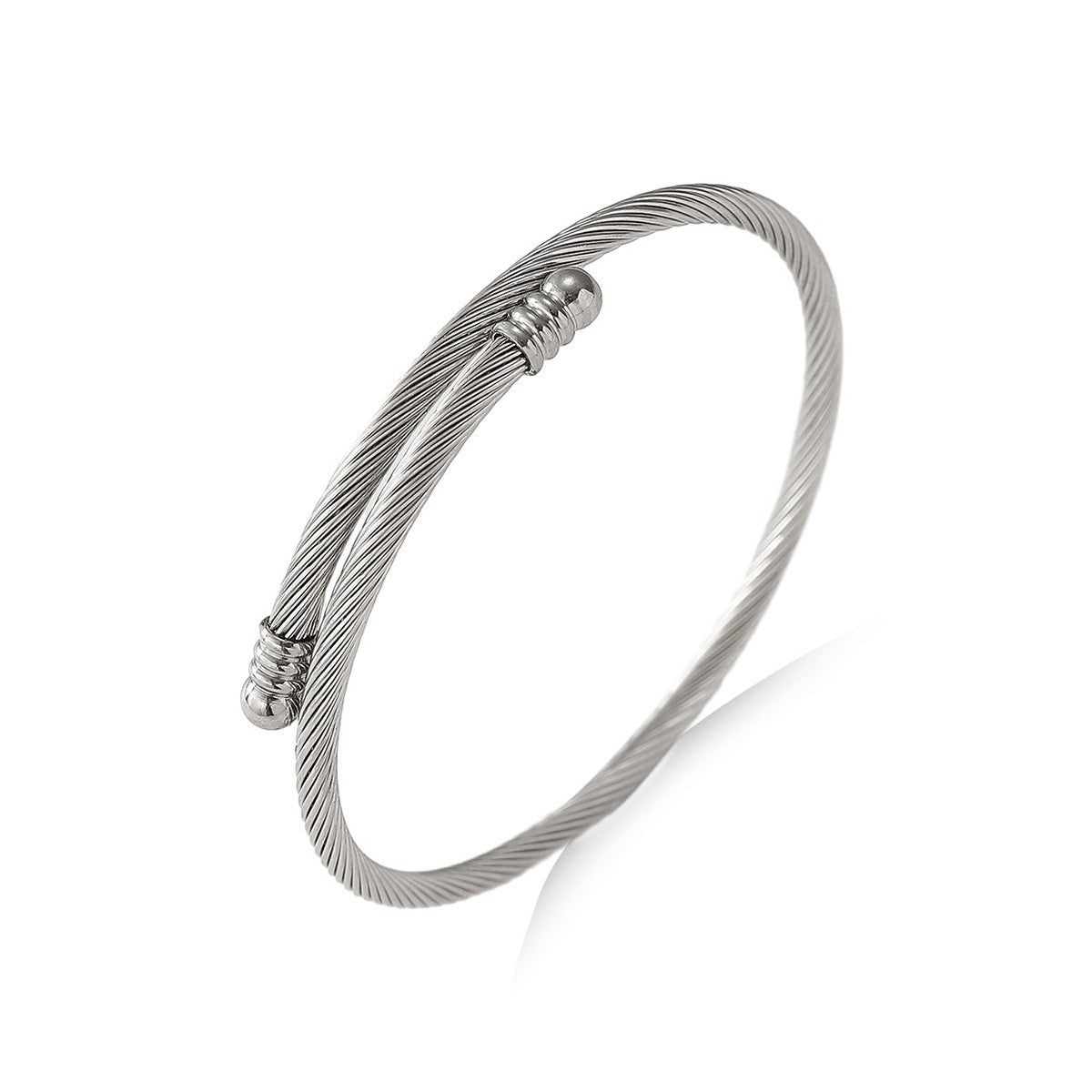 Women's Five-leaf Flower Titanium Five Petal Daily Temperament Bracelet