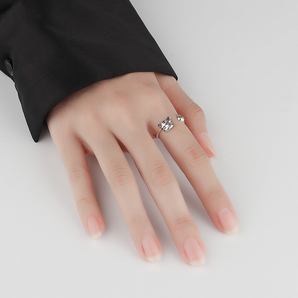 Purse Chinese Zodiac Advanced Simple Cute Rings