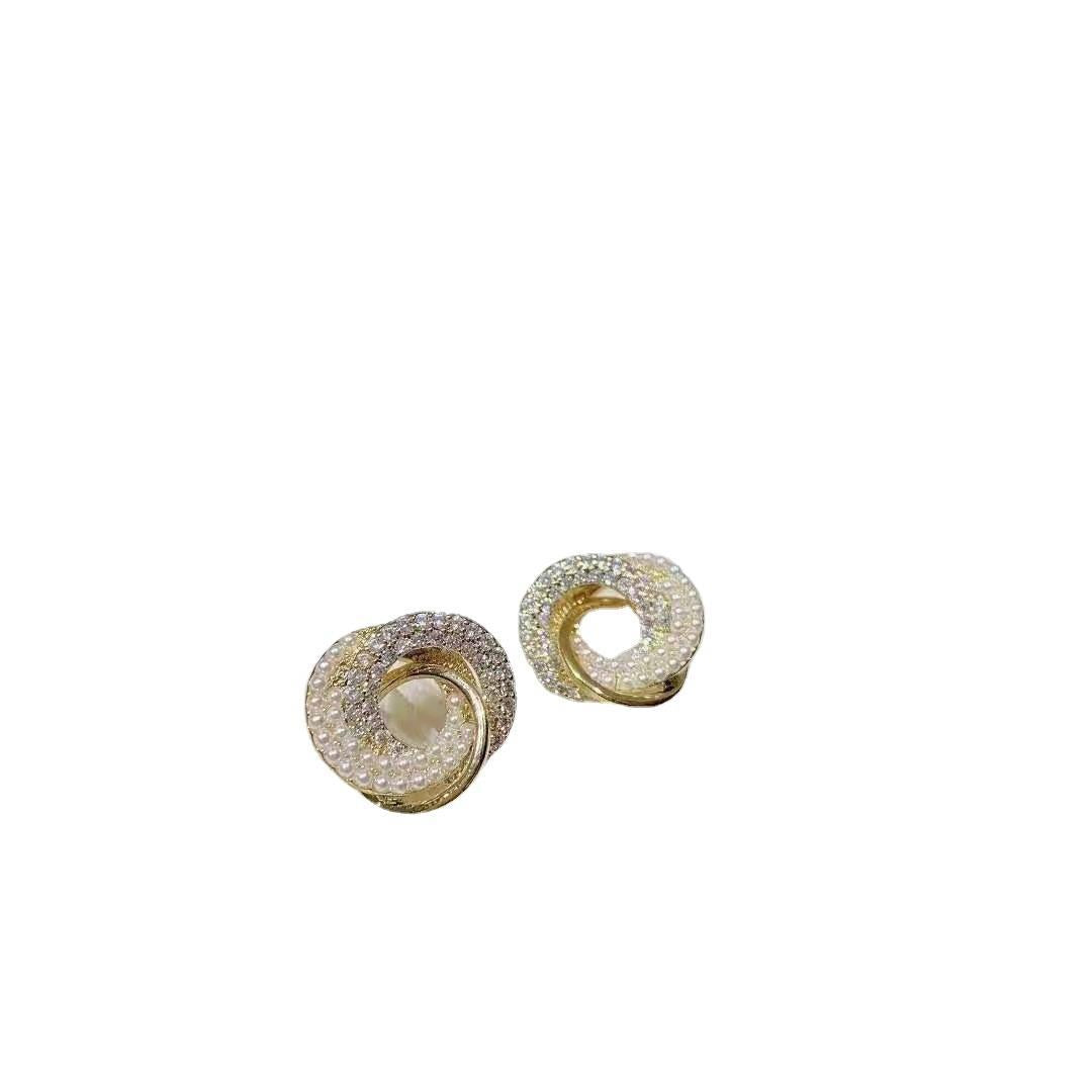 Zircon Elegant Simple Fashion Style Female Earrings