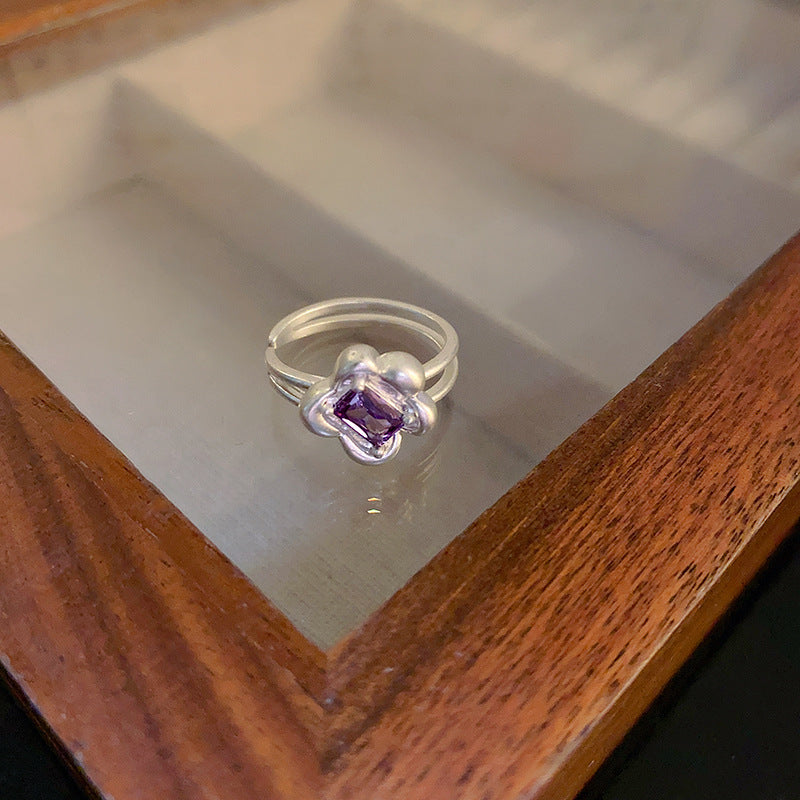 Bagues d'indexation de mode minoritaire ouverte en forme de coeur