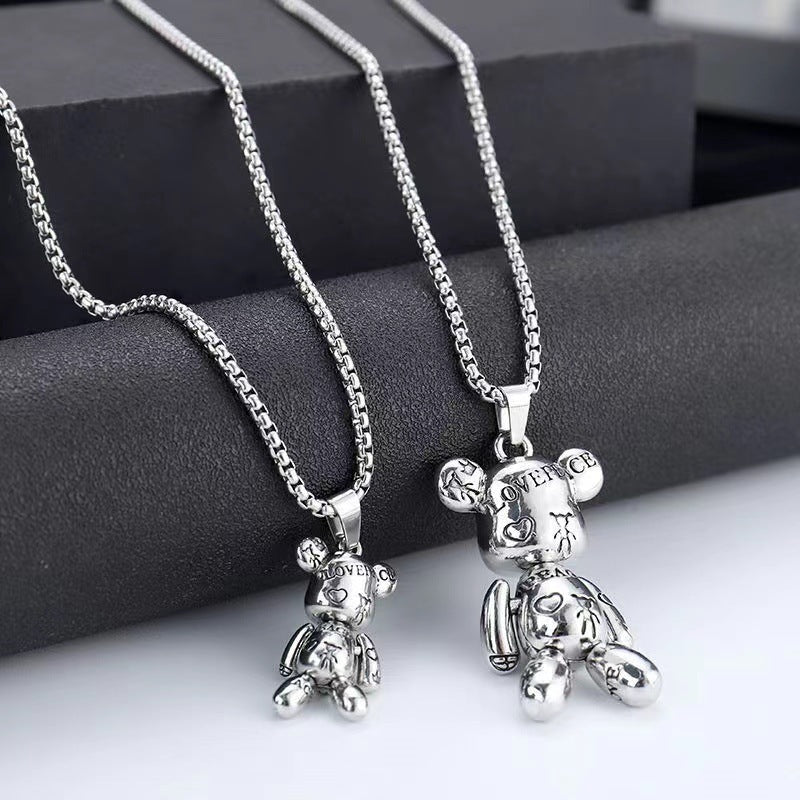 Women's & Men's & Pendant Titanium Steel Hip Hop Trendy Necklaces
