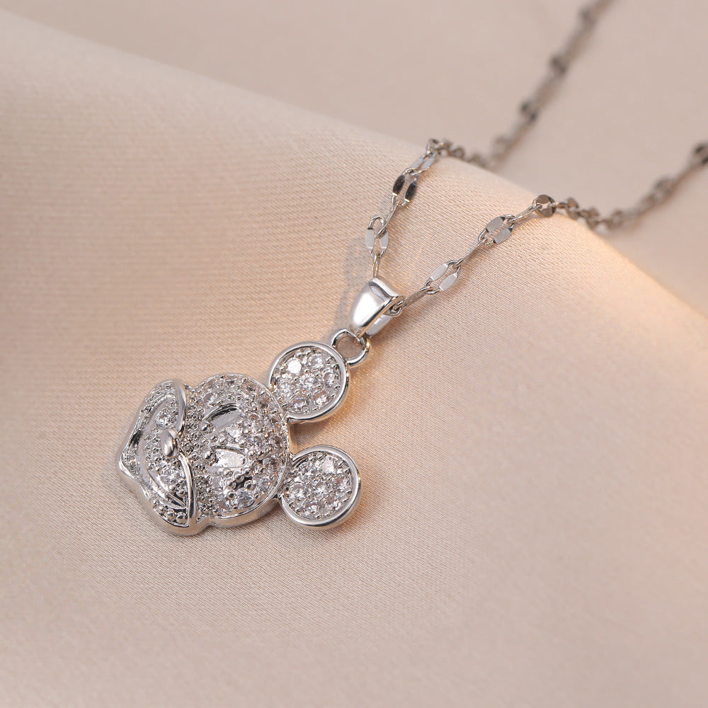 Temperament Wild Advanced Titanium Steel Clavicle Necklaces