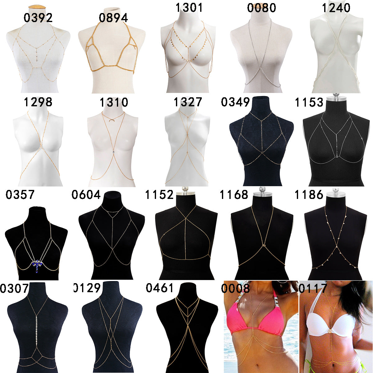 Colliers de perles de cuivre ornement de reliure de cou sexy