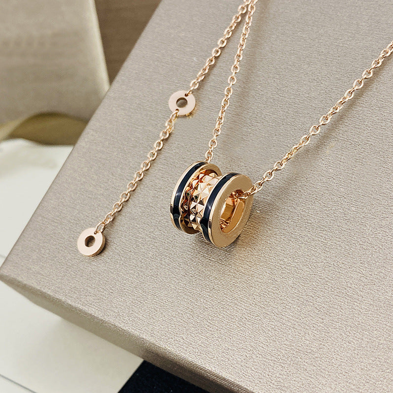 Colliers en céramique pour femmes et hommes, Version haute, plein de diamants, petite taille, printemps