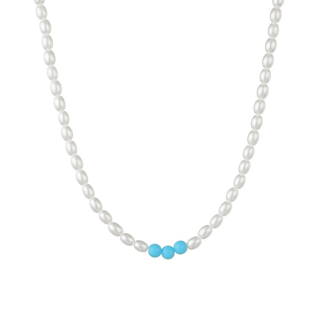 Graceful Oval Imitation Pearl Fashion Handmade Necklaces