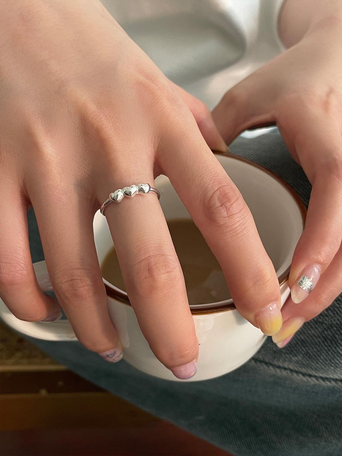 Design High Sense Fashion Personalized Opening Rings