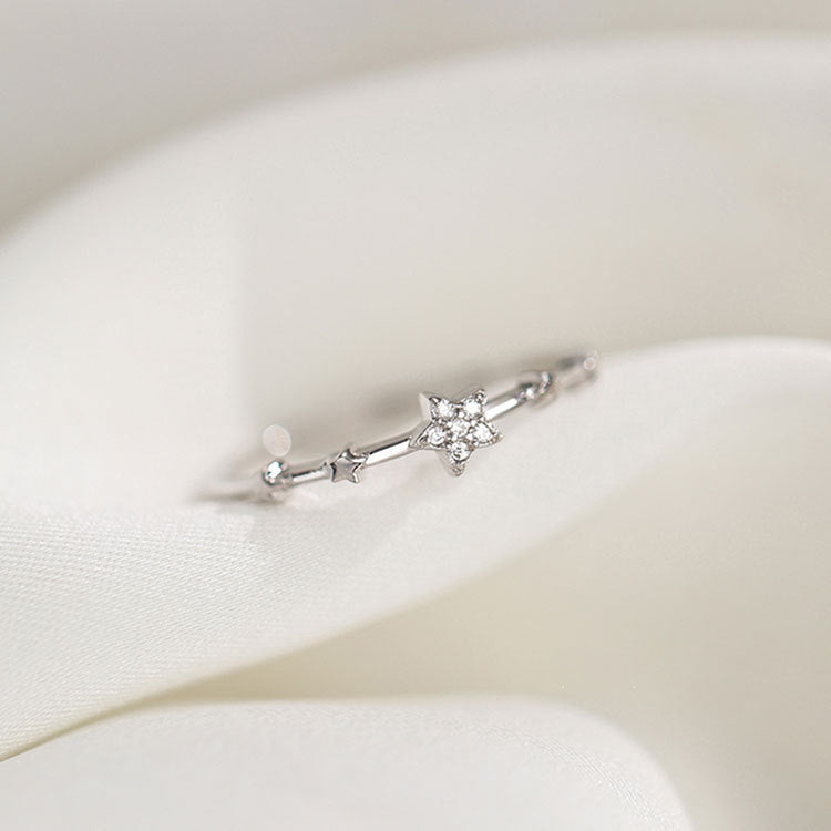 Bagues en Zircon pour femme, vent froid, haut sens