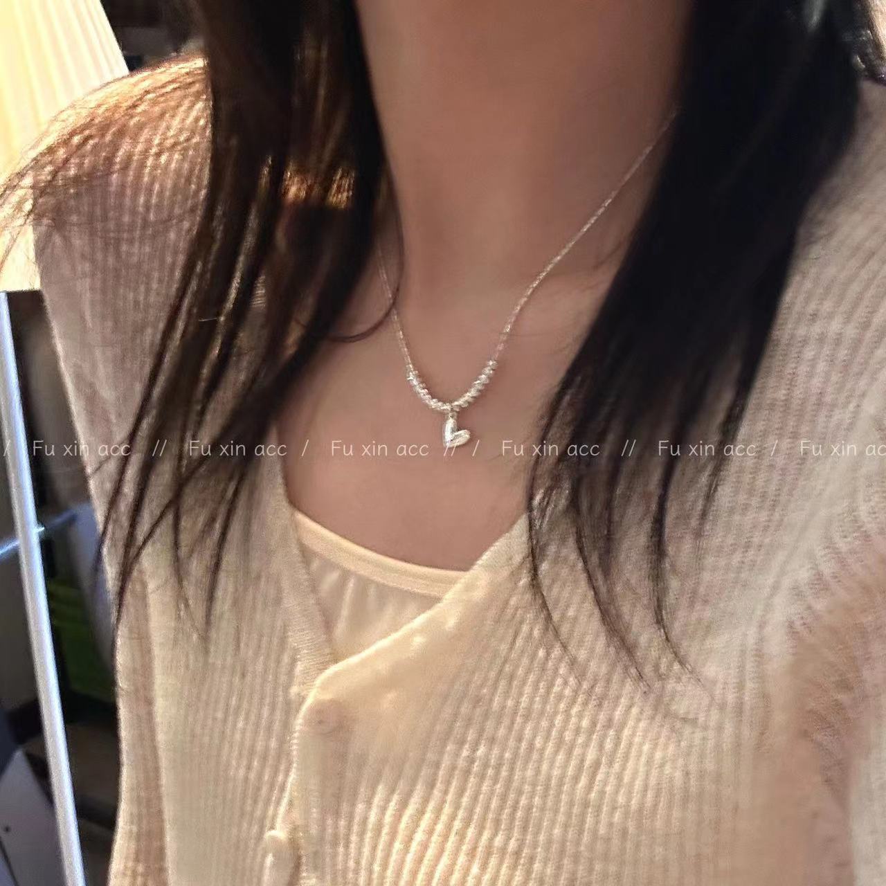 Women's Pendant Affordable Luxury Style Niche Design Clavicle Chain Girlfriends Necklaces