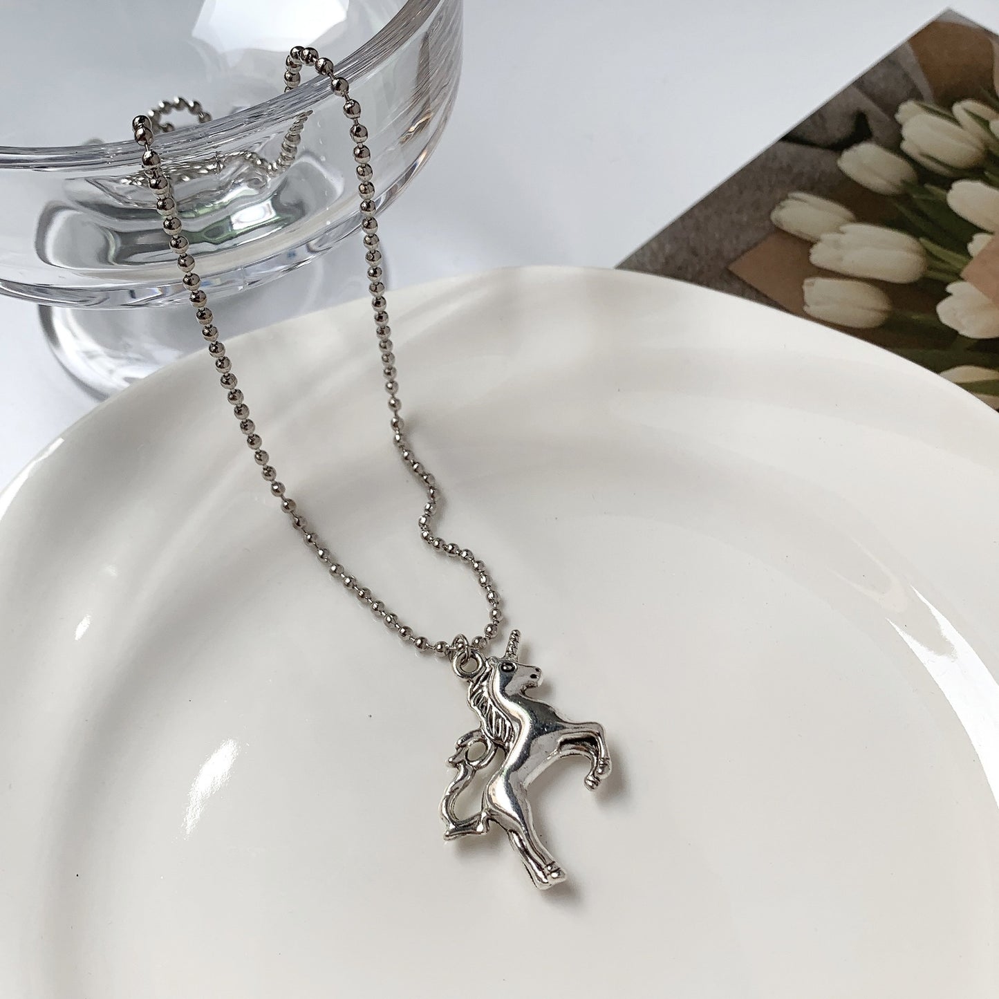 Women's & Men's & Fun Cute Wild Simple Ball Bead Necklaces