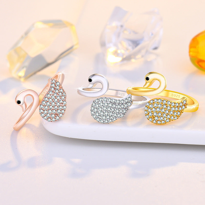 Personalized Index Finger Cold Light Luxury Design Rings