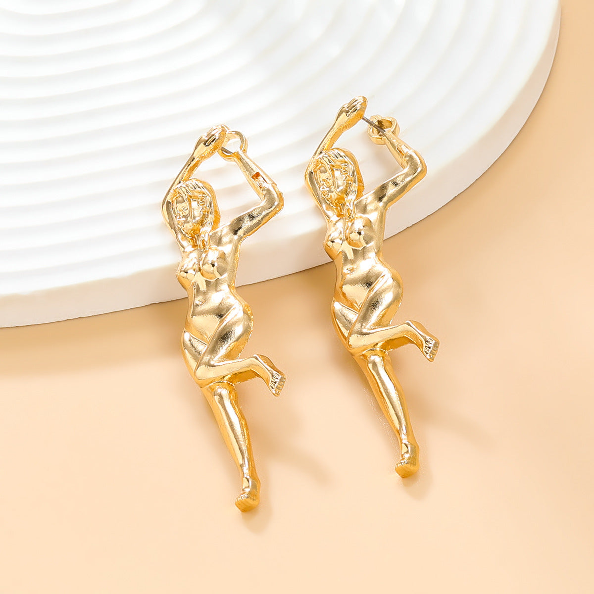 Alloy Female Fashion Art Style Mannequin Earrings