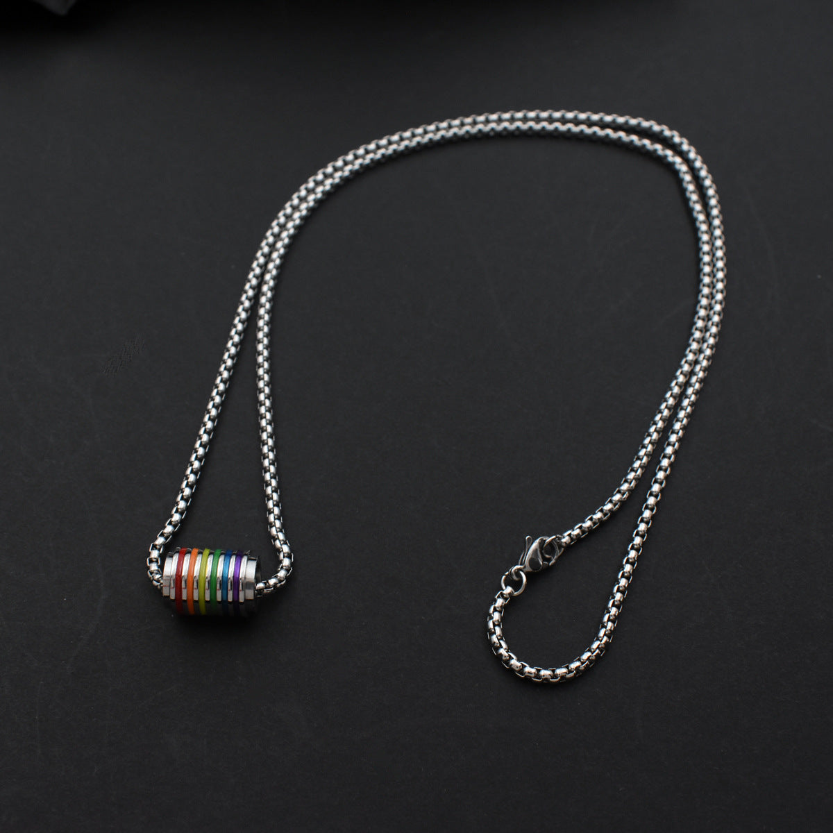 Femmes et hommes et perles et pendentifs hip hop à la mode colliers de pull froid