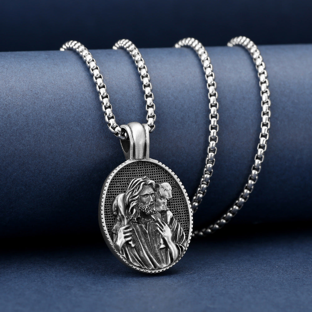 Men's Vintage Style Pendant Sweater Chain Jewelry Necklaces