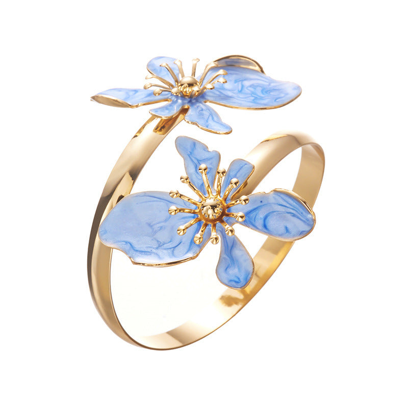 Oil Elegant High Sense Vacation Style Double Bracelet