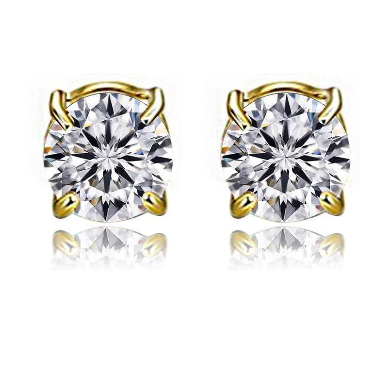 Zircon Ear Clip Bone Piercing Jewelry Earrings