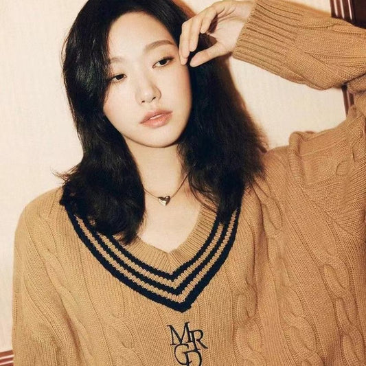 Colliers de clavicule en cœur de pêche Park Cold Sier