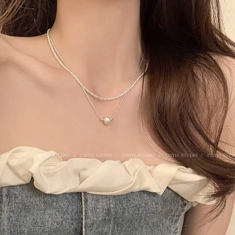 Women's Pearl Light Luxury Minority Design High Class Necklaces