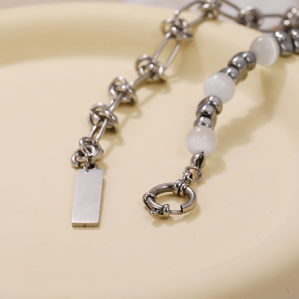 Colliers de mode avec chaîne en acier titane de style Hip Hop de haute qualité pour hommes