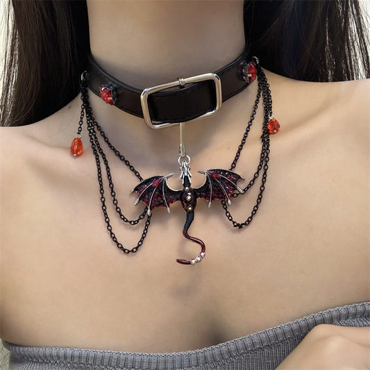 Women's & Men's & Pendant Halloween Cool Clavicle Chain Necklaces