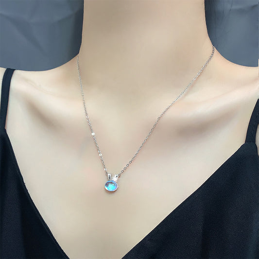 Zodiac Sign Of Rabbit Clavicle Chain Necklaces