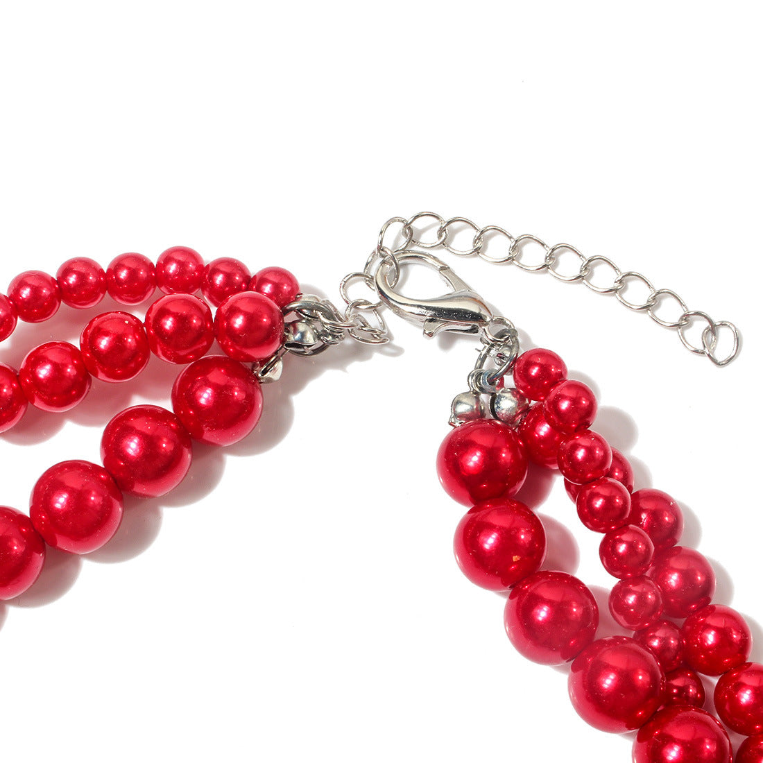 Bijoux en perles de perles, colliers simples et élégants