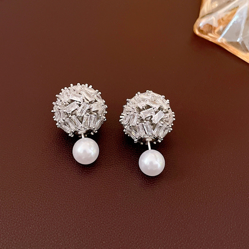 Bagues en Zircon avec nœud papillon, goutte d'eau, perle, abordable, luxe, mode, haute qualité