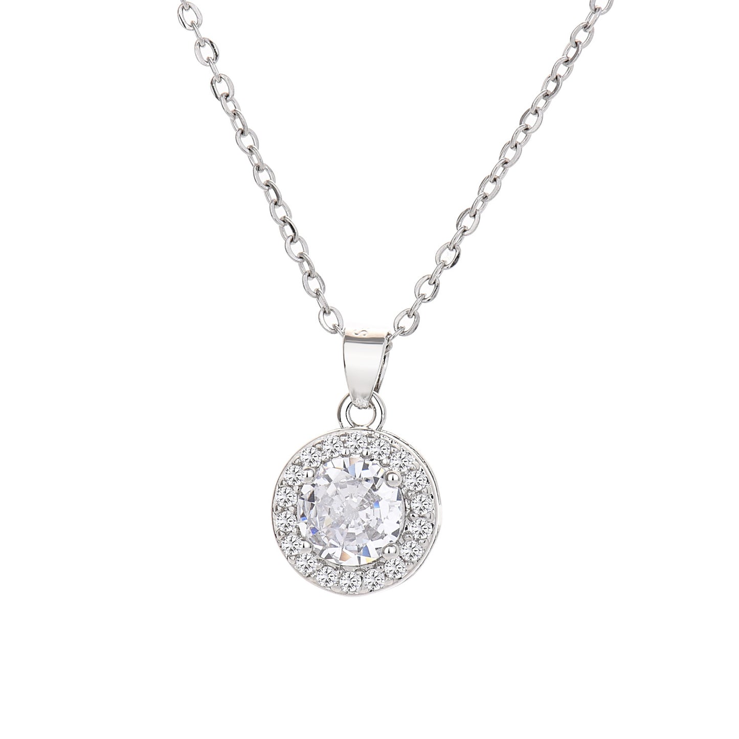 Fashion Zircon Round Colored Gems Female High Necklaces