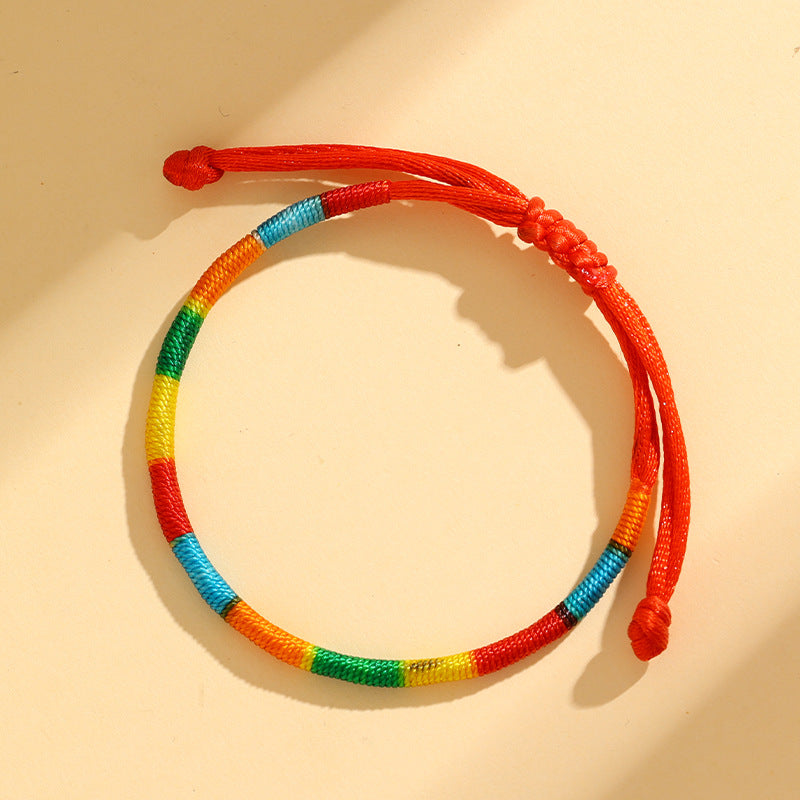 Children's Dragon Boat Festival Colorful Rope Hand-woven Small Carrying Bracelet