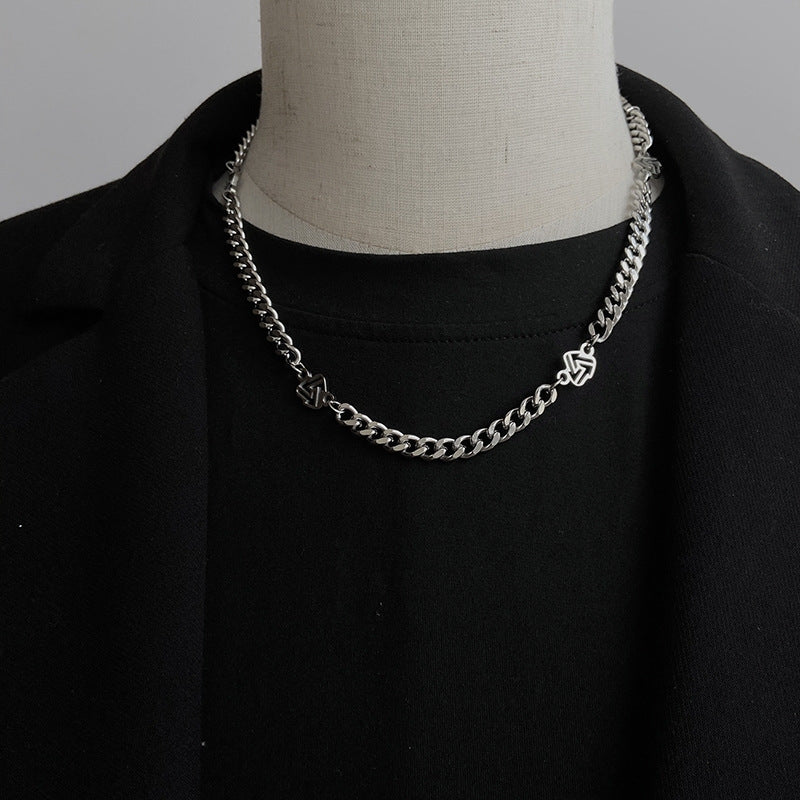 Colliers cubains pour femmes et hommes, Style unisexe, couture de clavicule, conception Simple
