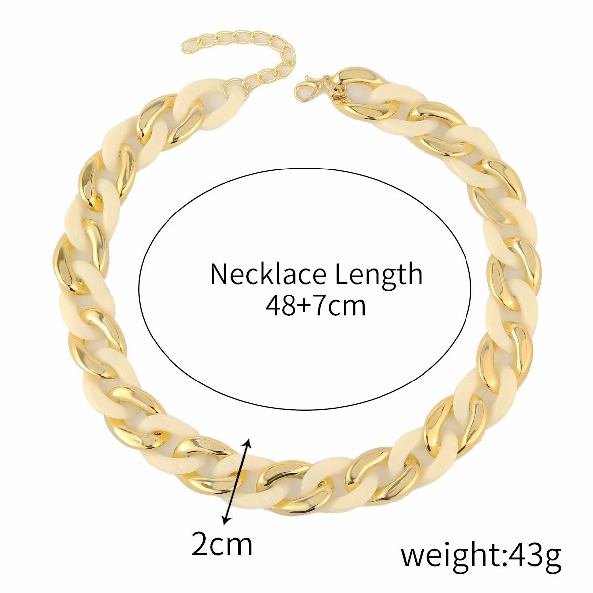 Women's Popular Style Accessories Retro Exaggerated Hip Necklaces
