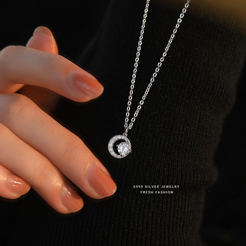 Women's Shiny Zircon For Light Luxury High-grade Necklaces