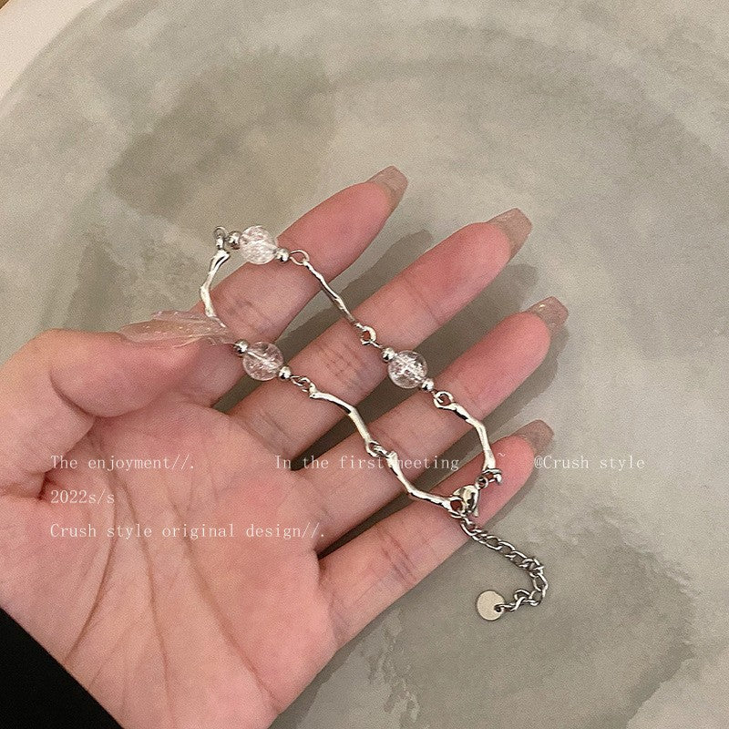 Irregular Metal Female Summer Cold Wind Niche Necklace