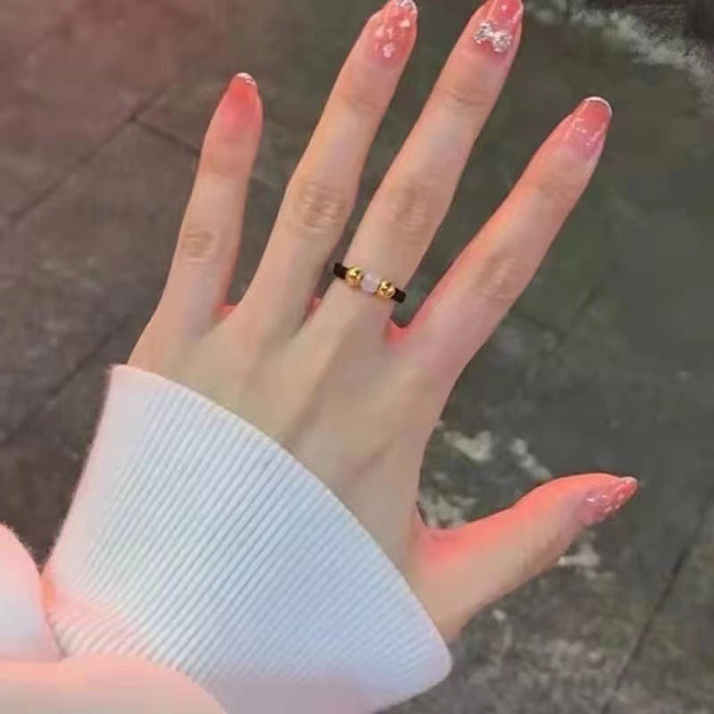 One Pair Of Lovers Design Woven Rings