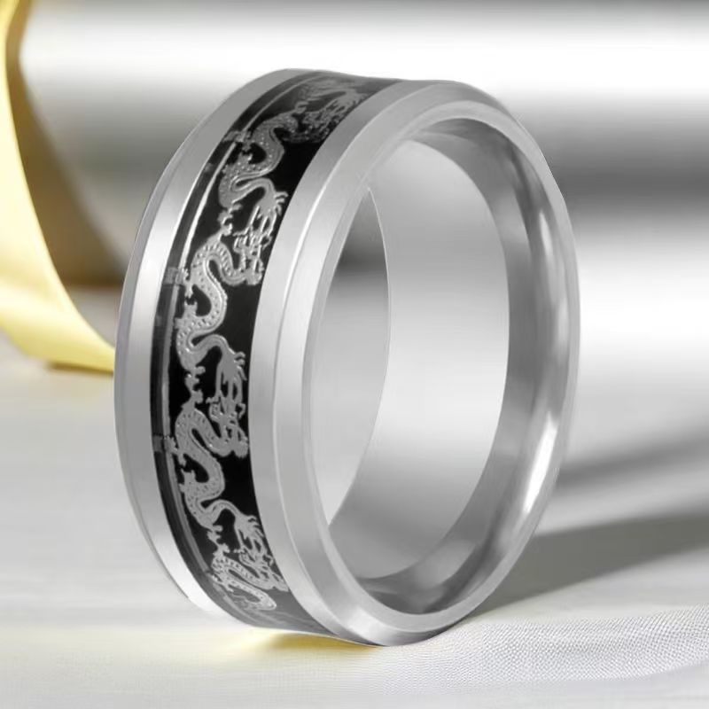 Men's Steel Cold Niche Female Trendy Minimalist Hip Ring